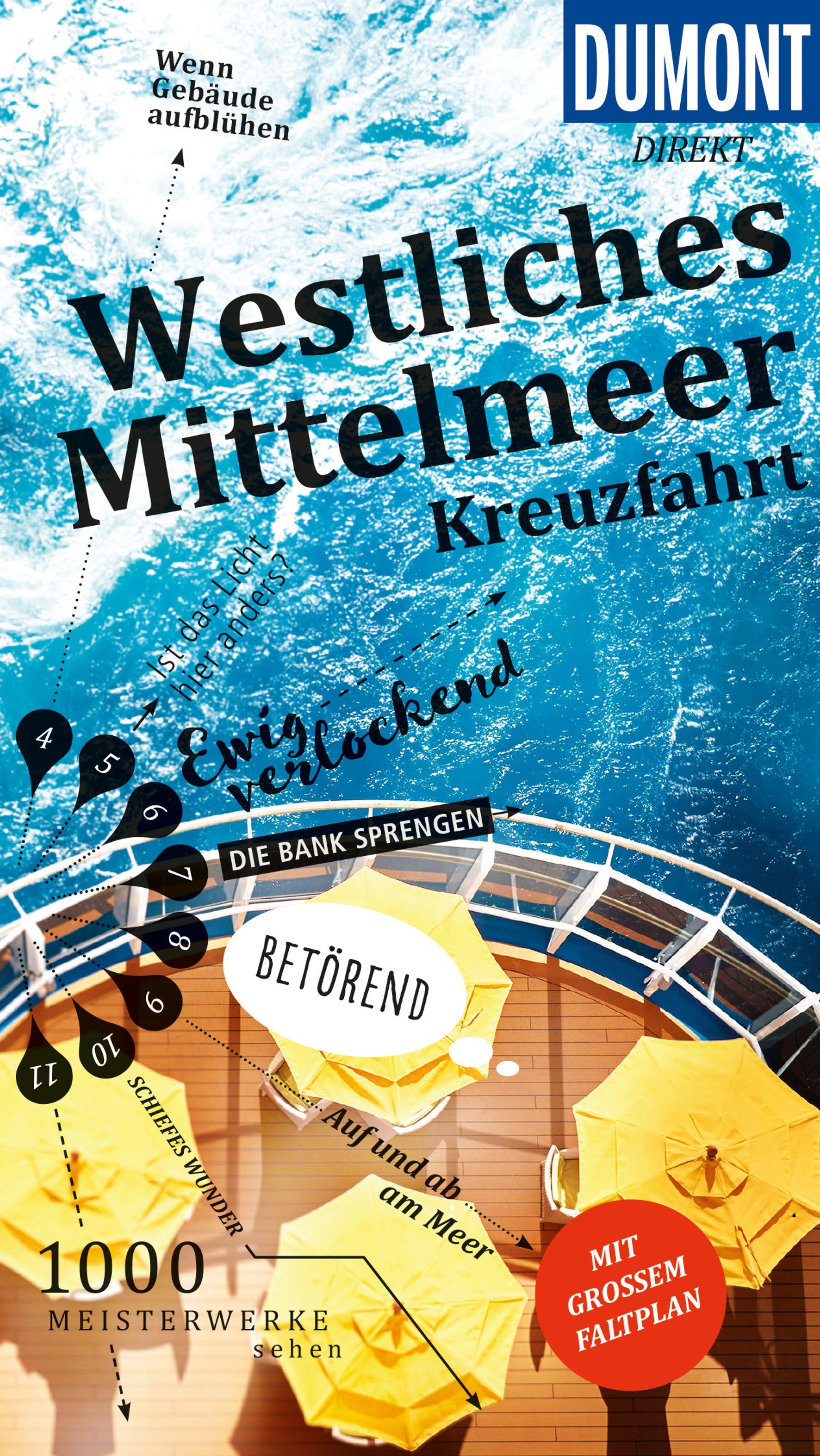 Vorderes Coverbild DuMont direkt Reiseführer Westliches Mittelmeer Kreuzfahrt