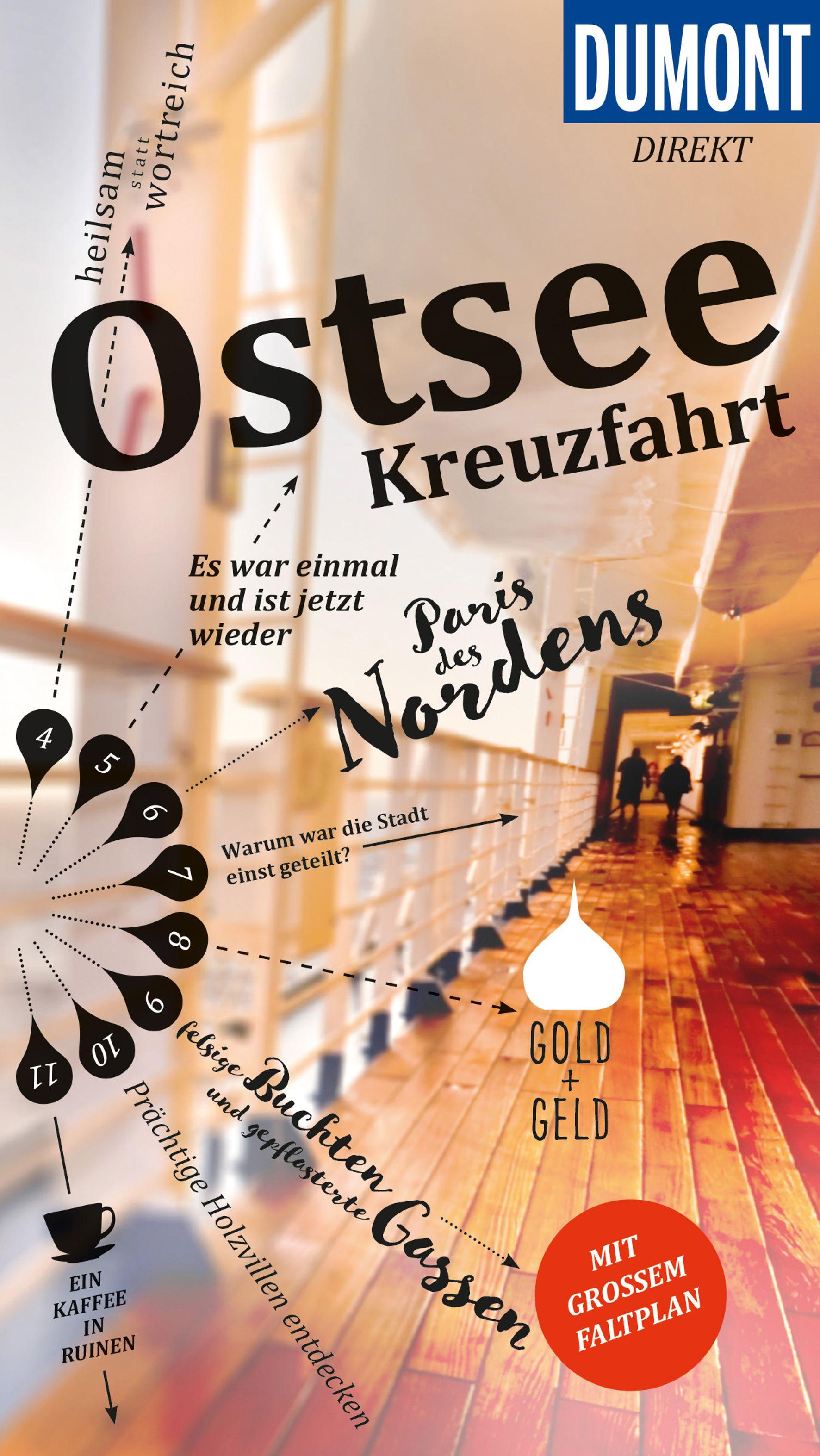 Vorderes Coverbild DuMont direkt Reiseführer Ostsee Kreuzfahrt