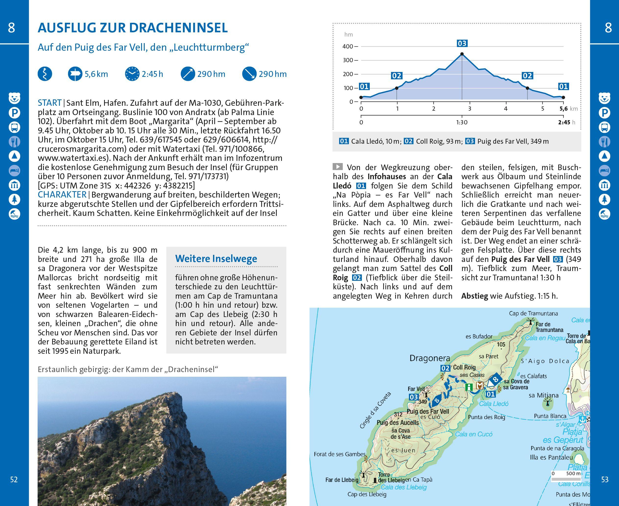 Beispielinhalt (Bild) Mallorca Wanderführer