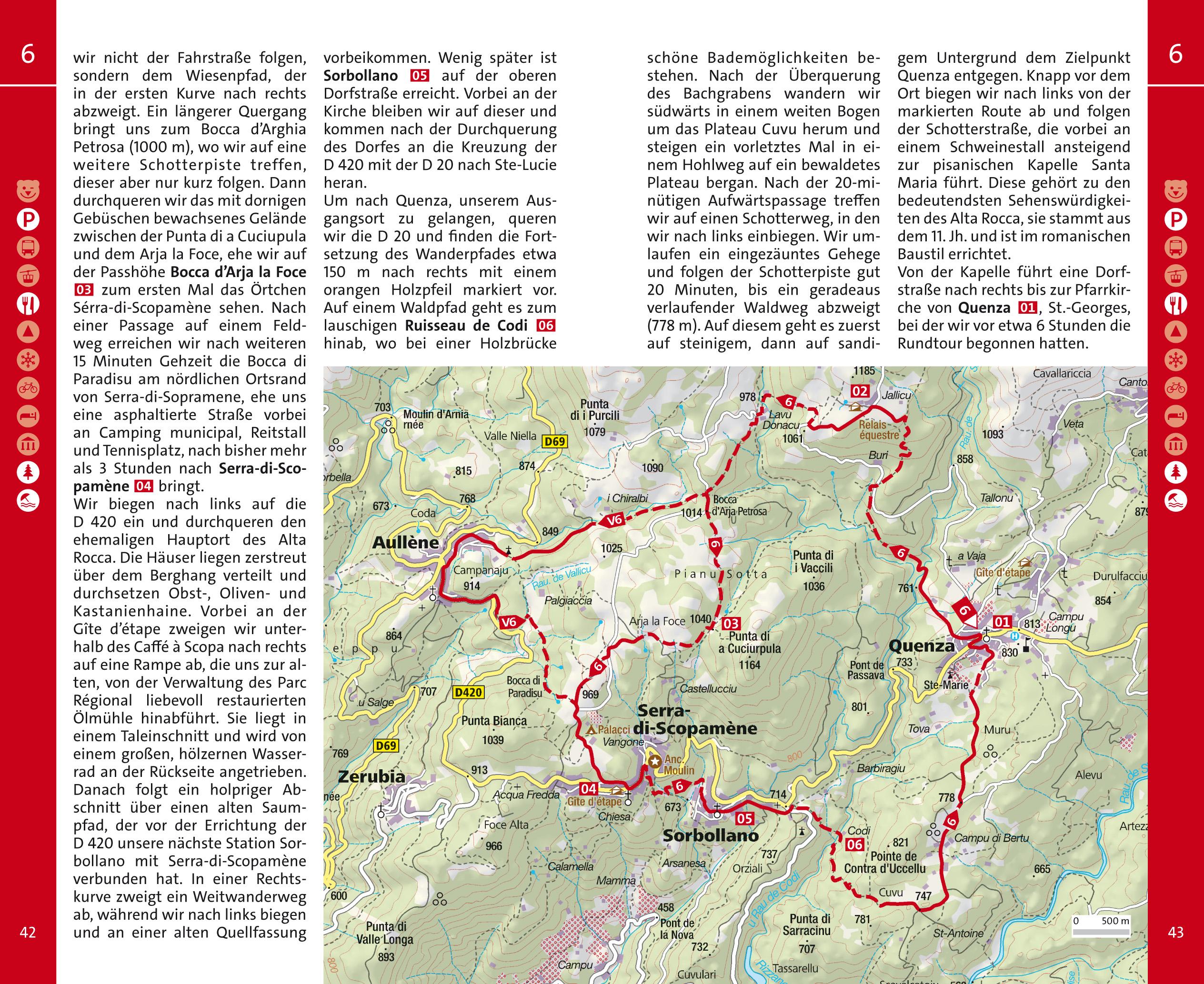 Beispielinhalt (Bild) Korsika Wanderführer