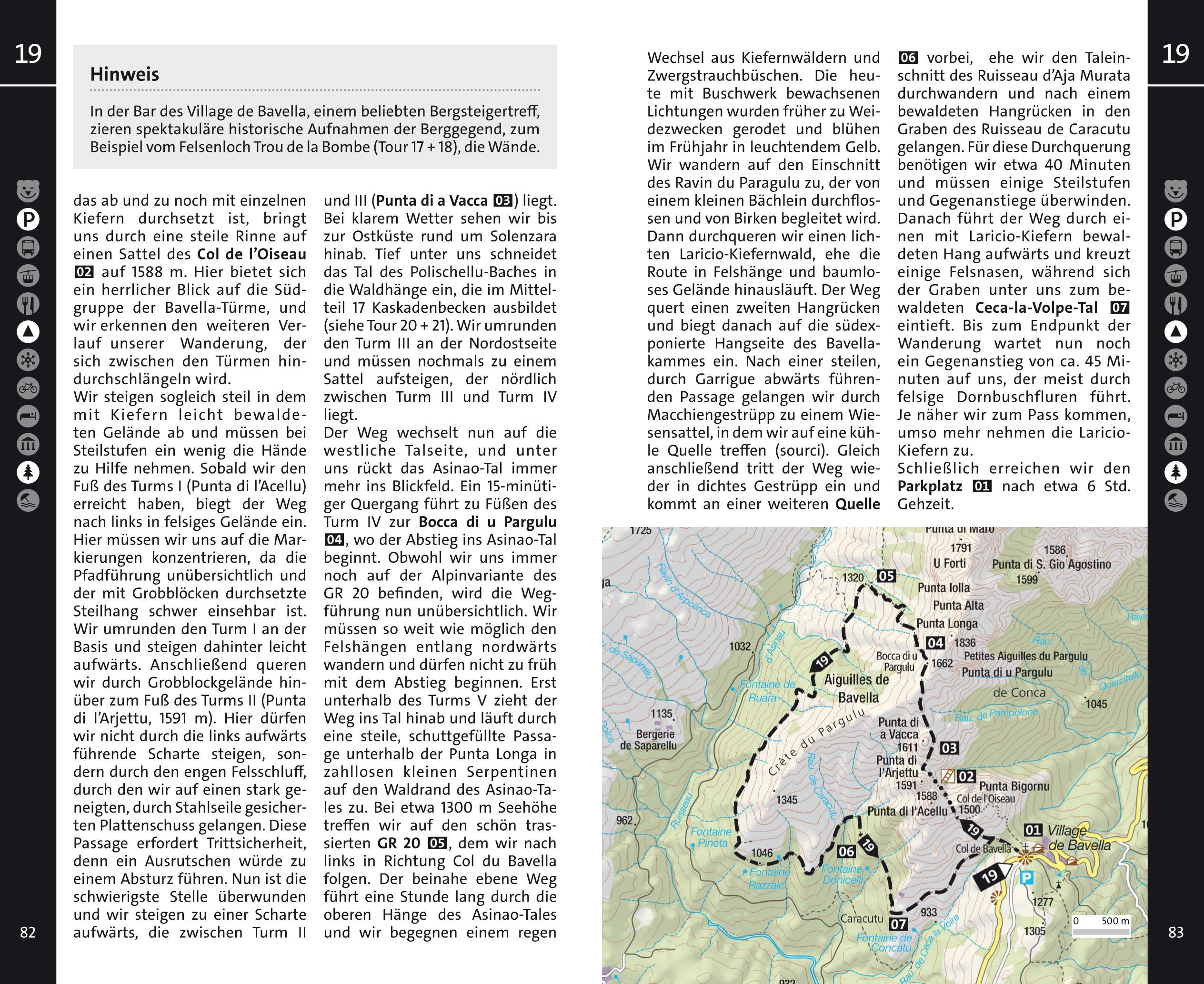 Beispielinhalt (Bild) Korsika Wanderführer