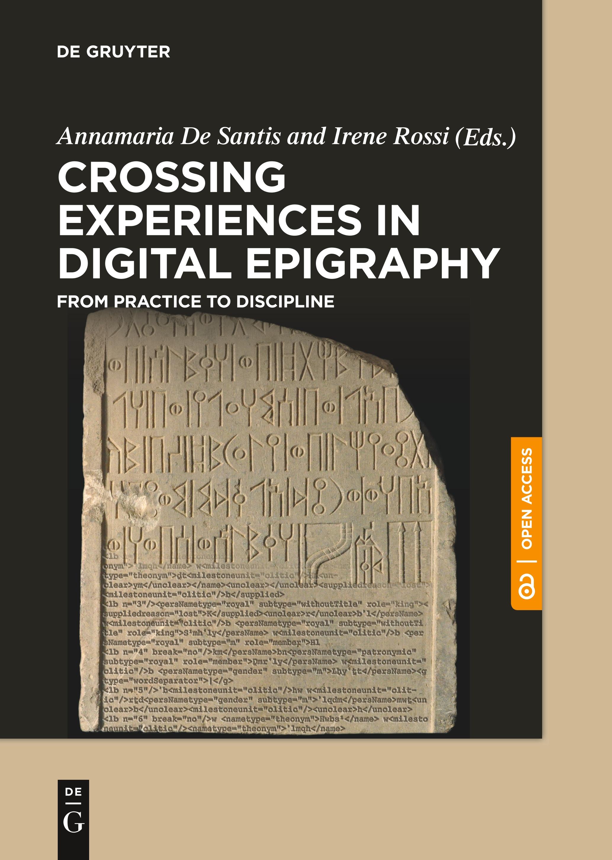 Vorderes Coverbild Crossing Experiences in Digital Epigraphy