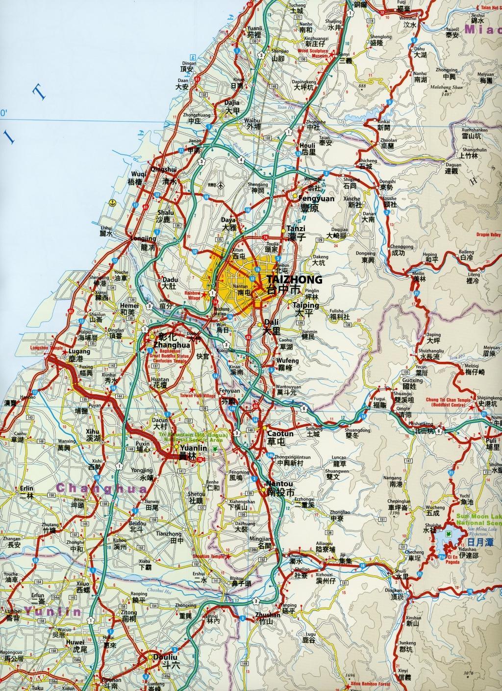 Beispielinhalt (Bild) Reise Know-How Landkarte Taiwan (1:300.000)