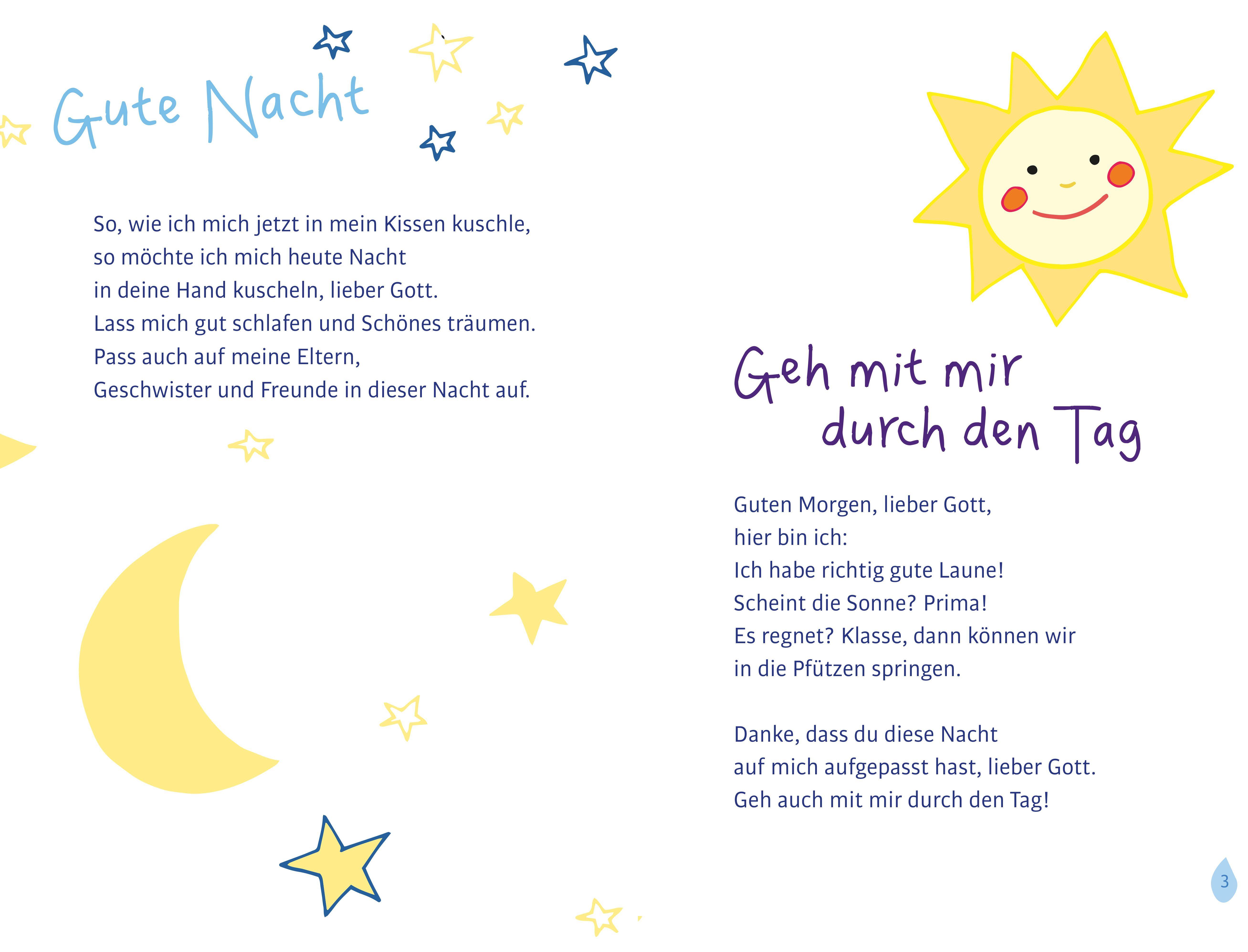 Beispielinhalt (Bild) Die schönsten Taufgebete