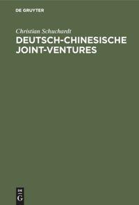 Vorderes Coverbild Deutsch-chinesische Joint-ventures