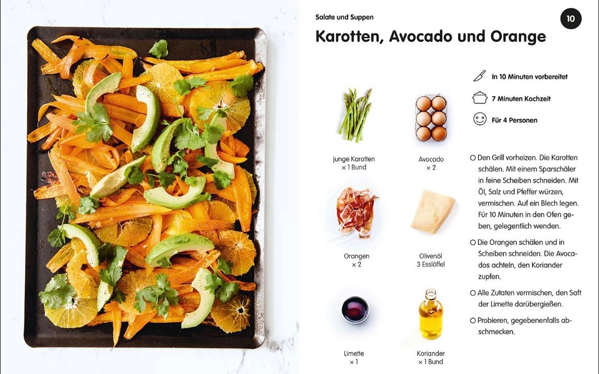Beispielinhalt (Bild) Super Einfach 10 Minuten Gerichte