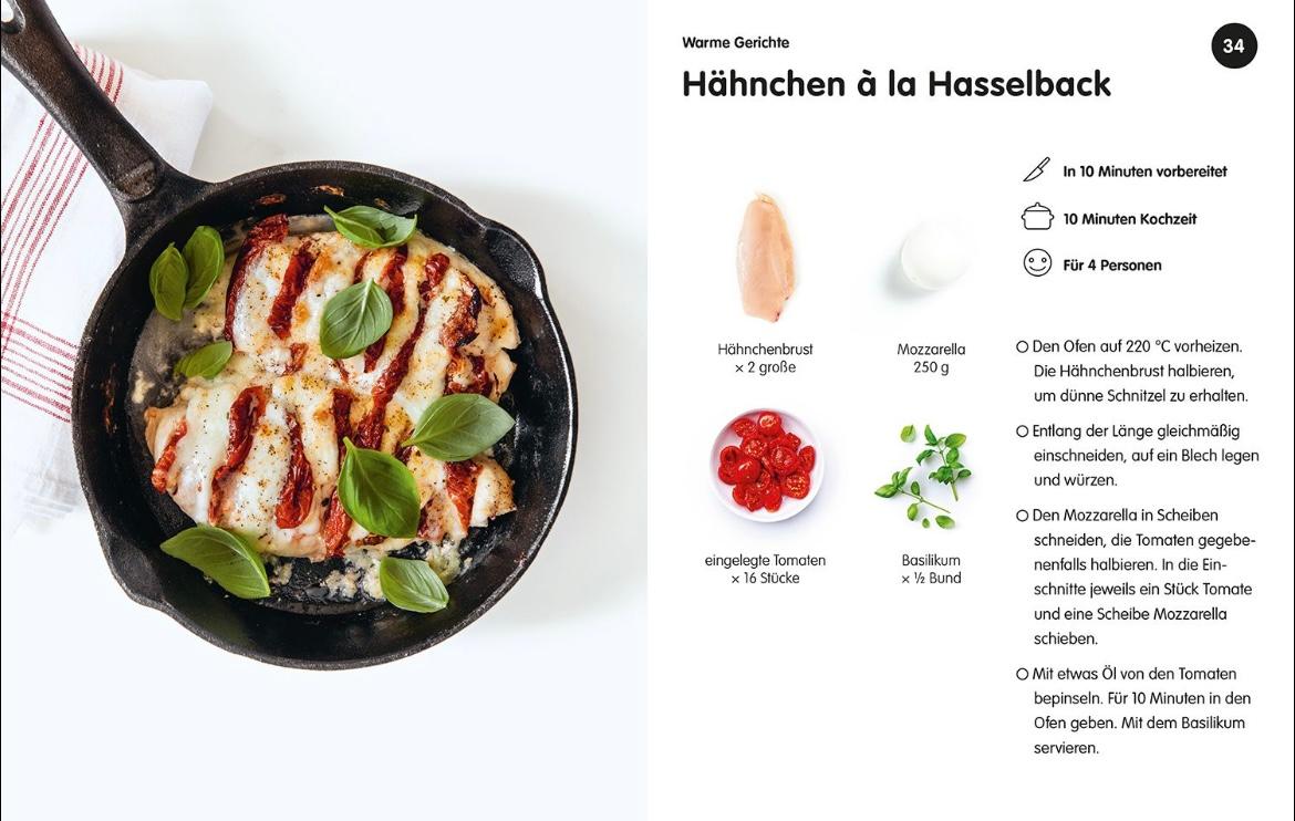 Beispielinhalt (Bild) Super Einfach 10 Minuten Gerichte