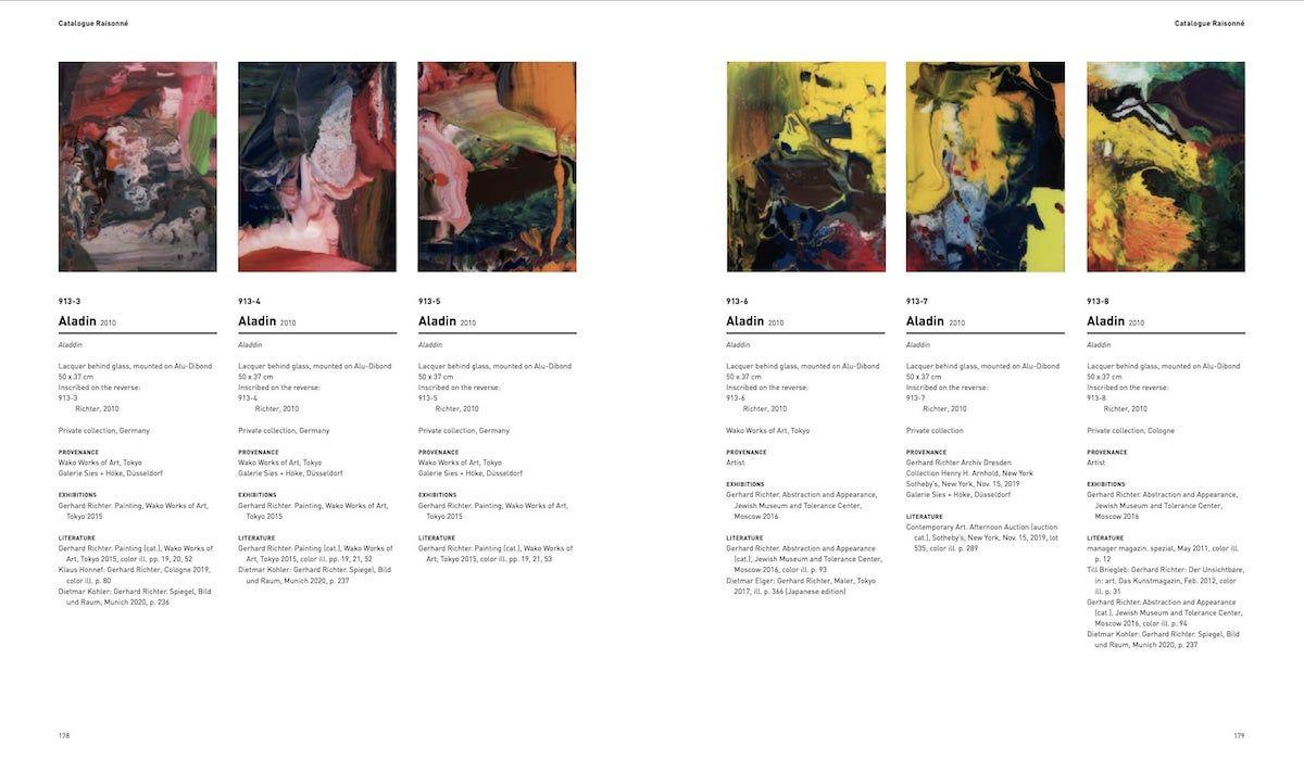 Beispielinhalt (Bild) Gerhard Richter Catalogue Raisonné. Volume 6