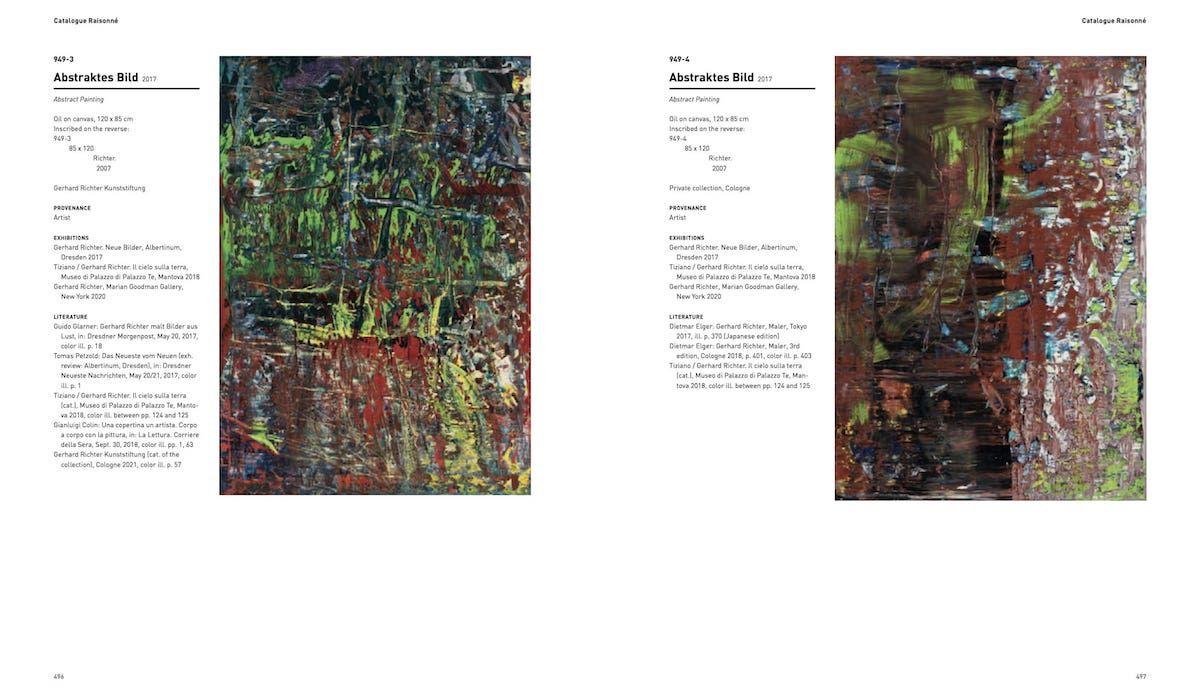 Beispielinhalt (Bild) Gerhard Richter Catalogue Raisonné. Volume 6