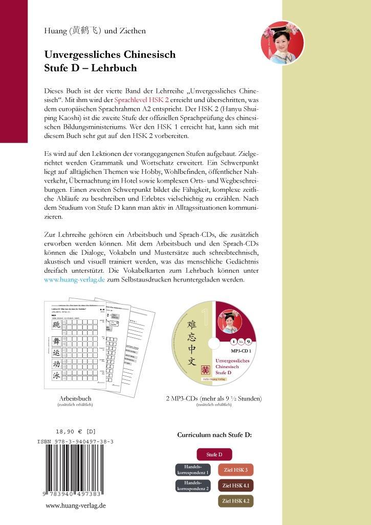 Beispielinhalt (Bild) Unvergessliches Chinesisch. Stufe D