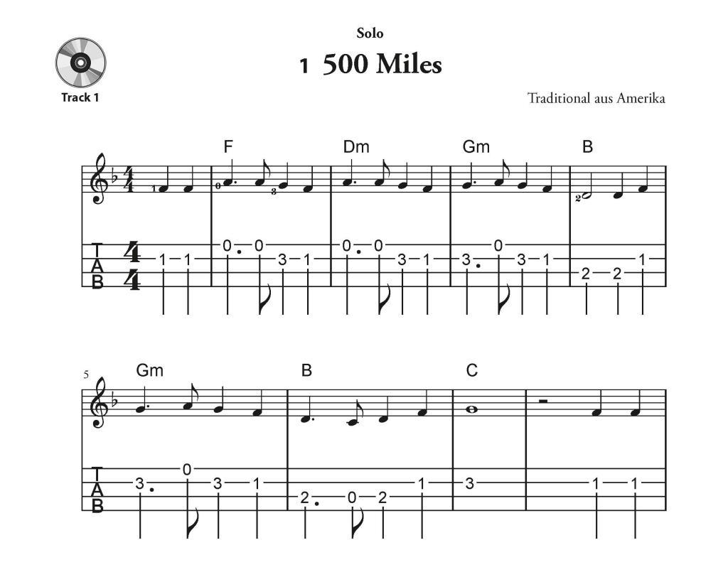 Beispielinhalt (Bild) Ukulele Melody-Chord-Concept