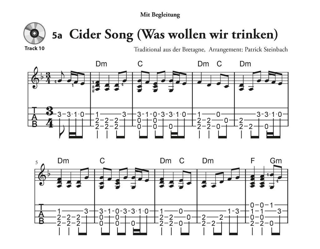 Beispielinhalt (Bild) Ukulele Melody-Chord-Concept