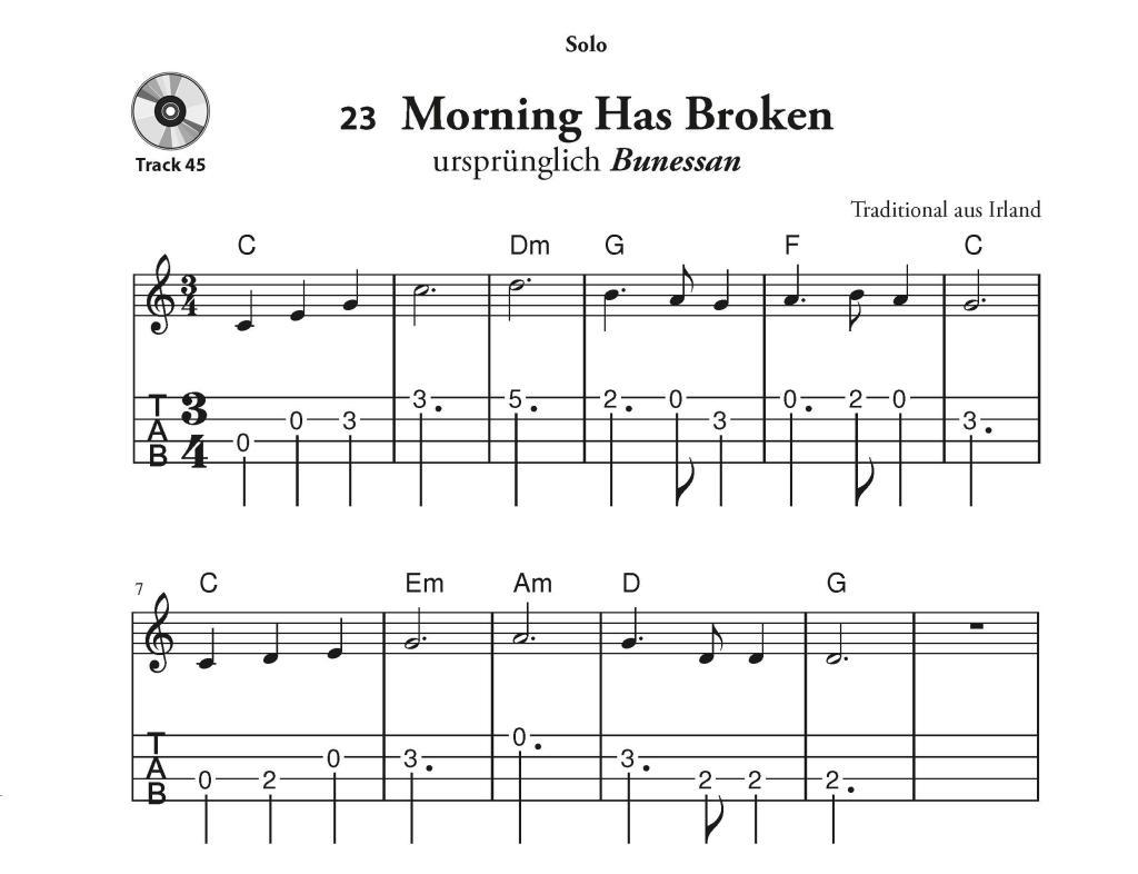 Beispielinhalt (Bild) Ukulele Melody-Chord-Concept
