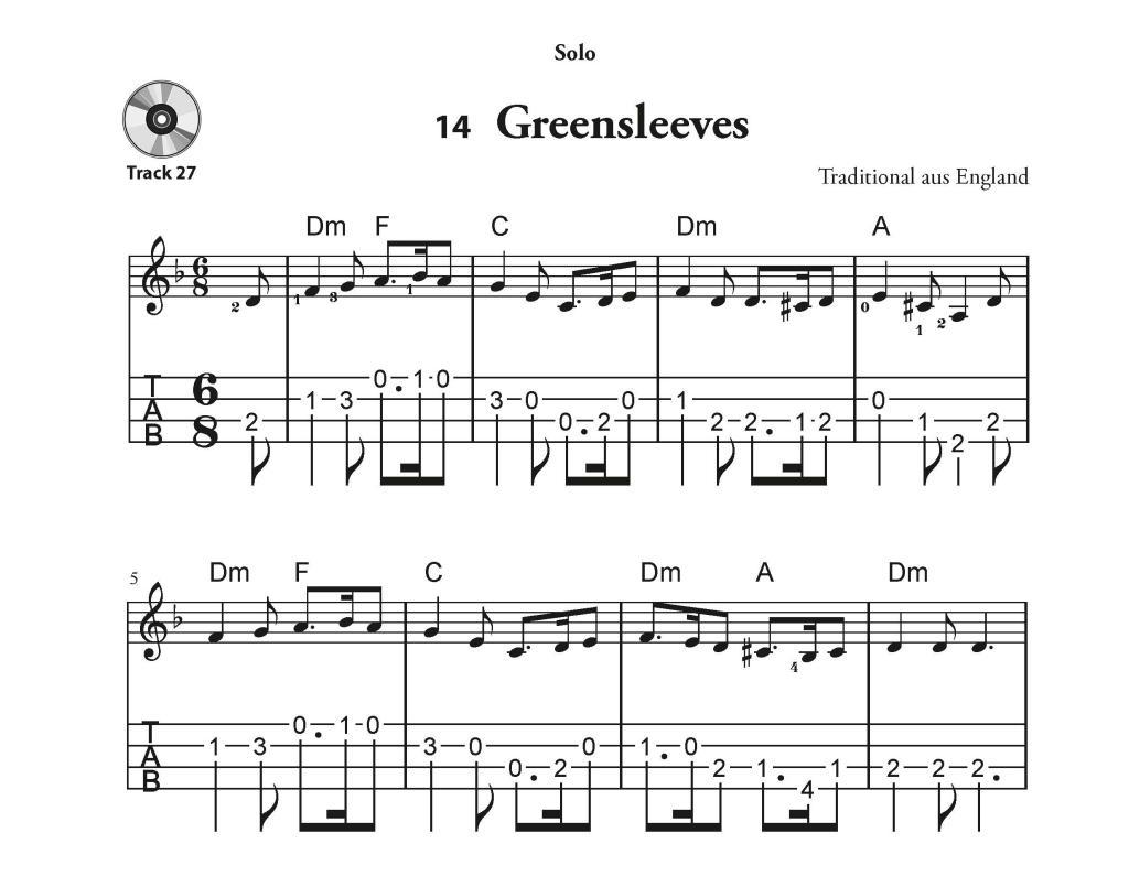 Beispielinhalt (Bild) Ukulele Melody-Chord-Concept