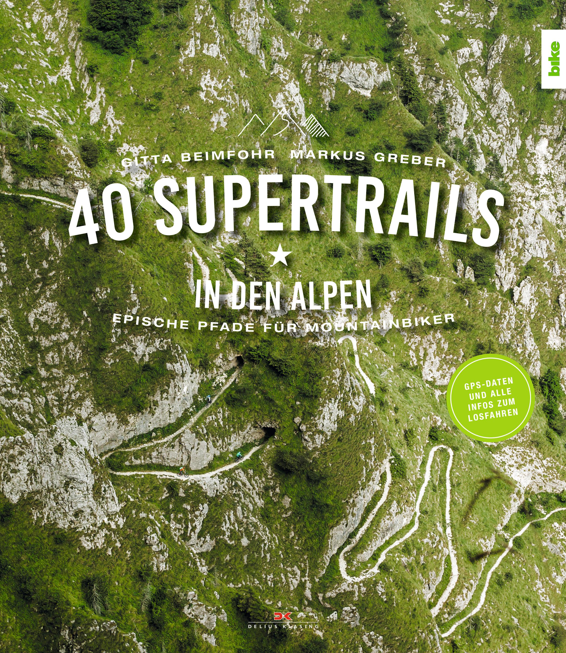 Vorderes Coverbild 40 Supertrails in den Alpen