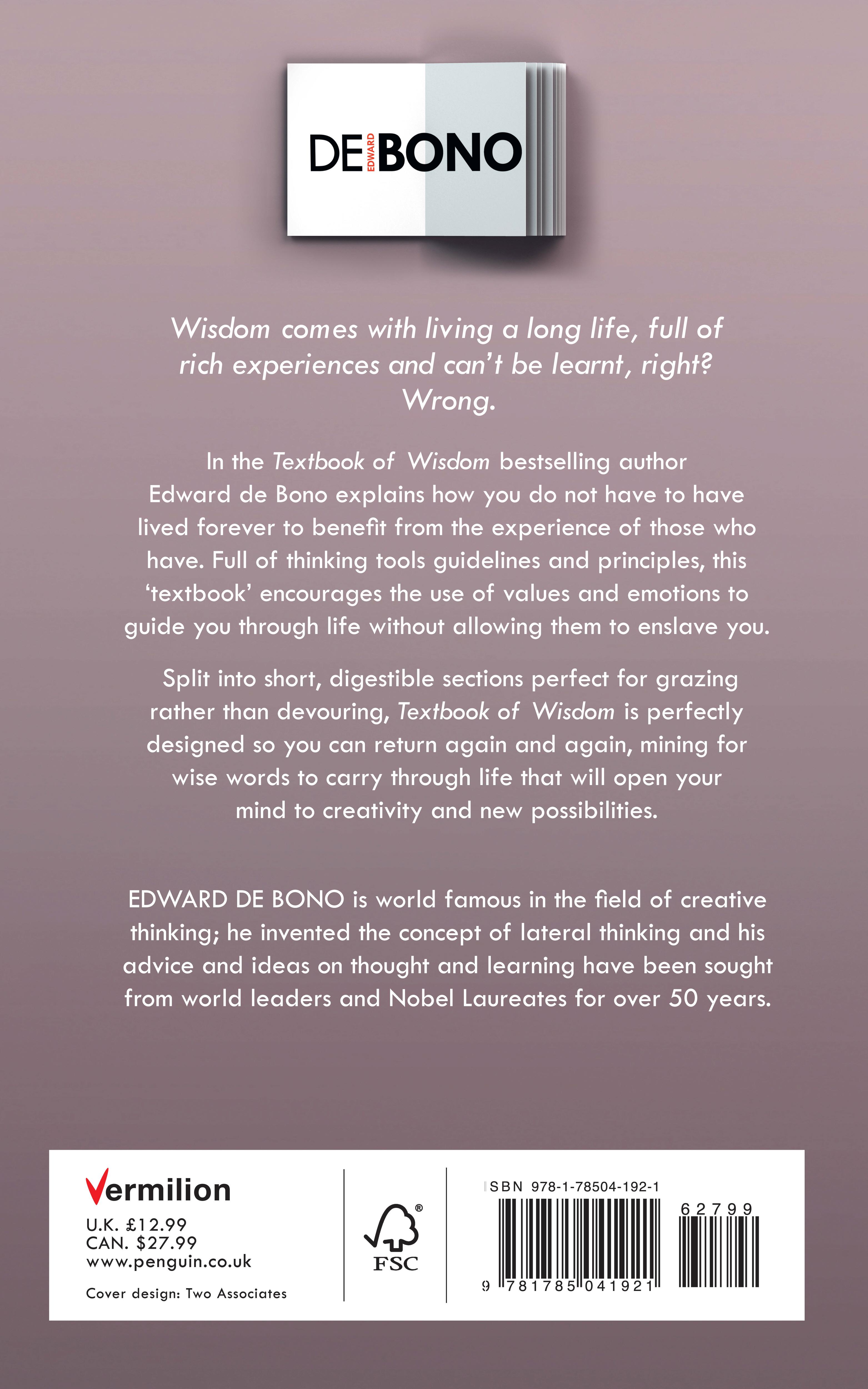 Rückseitencover Textbook of Wisdom