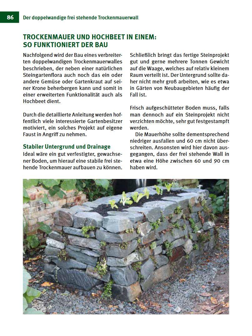 Beispielinhalt (Bild) Trockenmauern
