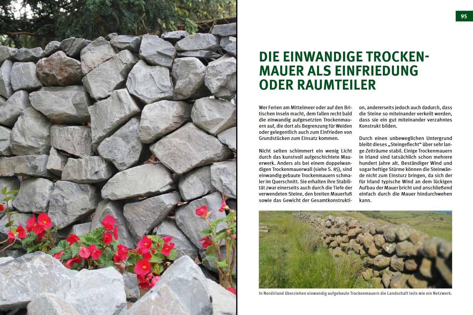 Beispielinhalt (Bild) Trockenmauern