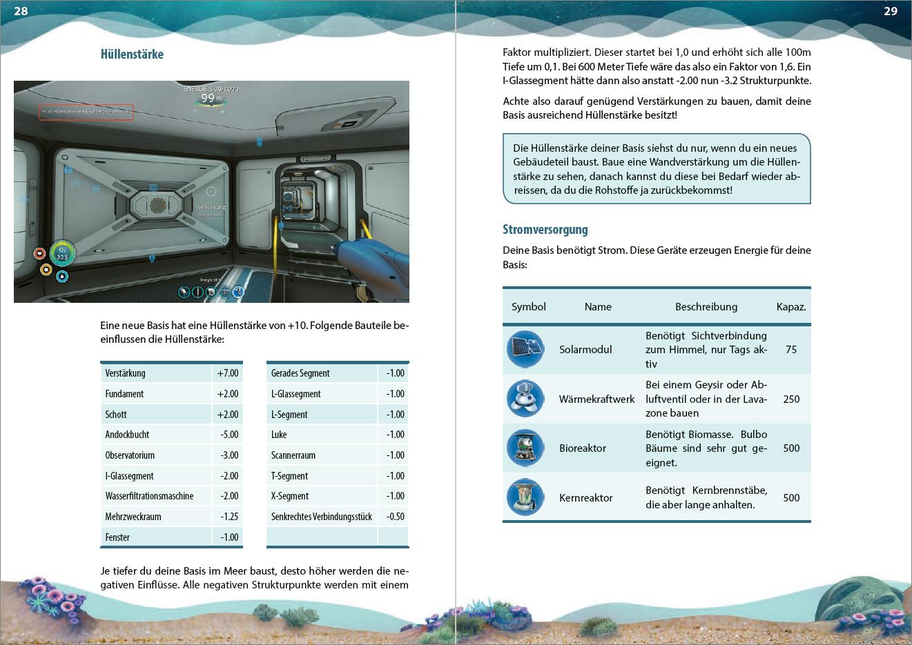 Beispielinhalt (Bild) Das inoffizielle Handbuch zu Subnautica