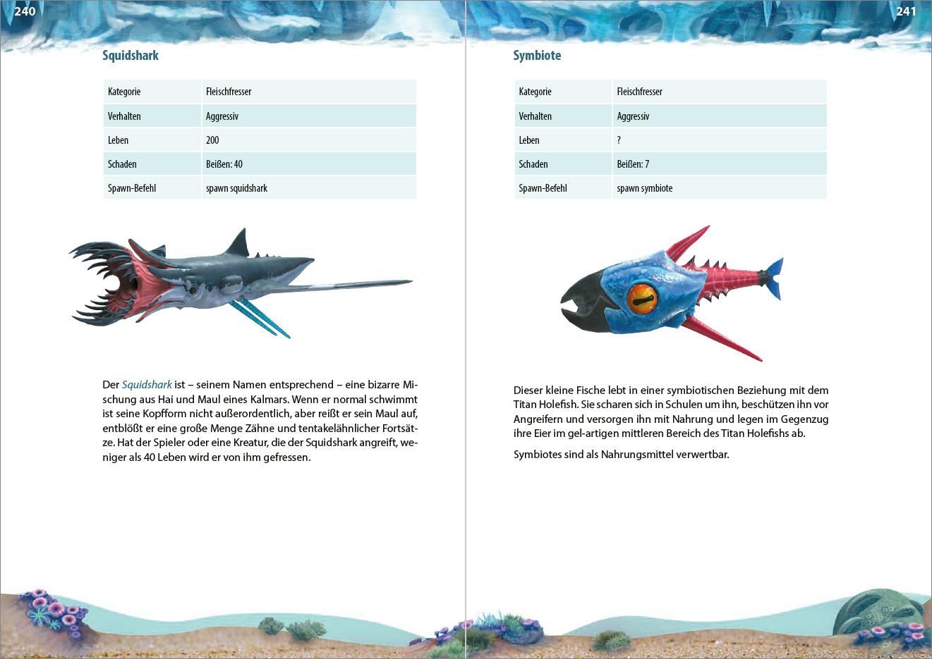 Beispielinhalt (Bild) Das inoffizielle Handbuch zu Subnautica