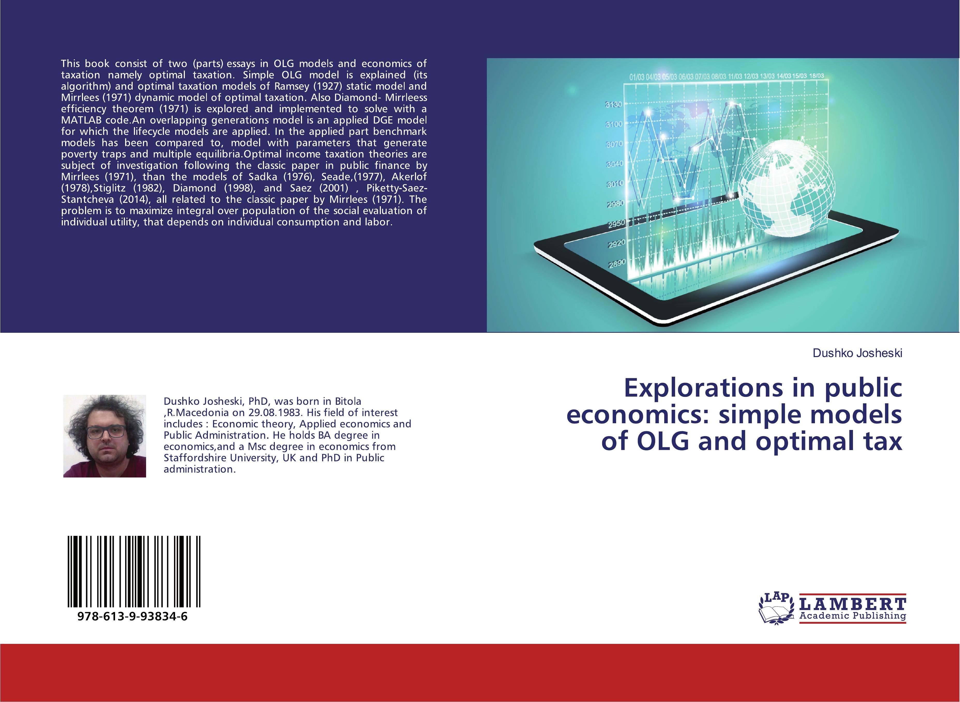 Vorderes Coverbild Explorations in public economics: simple models of OLG and optimal tax