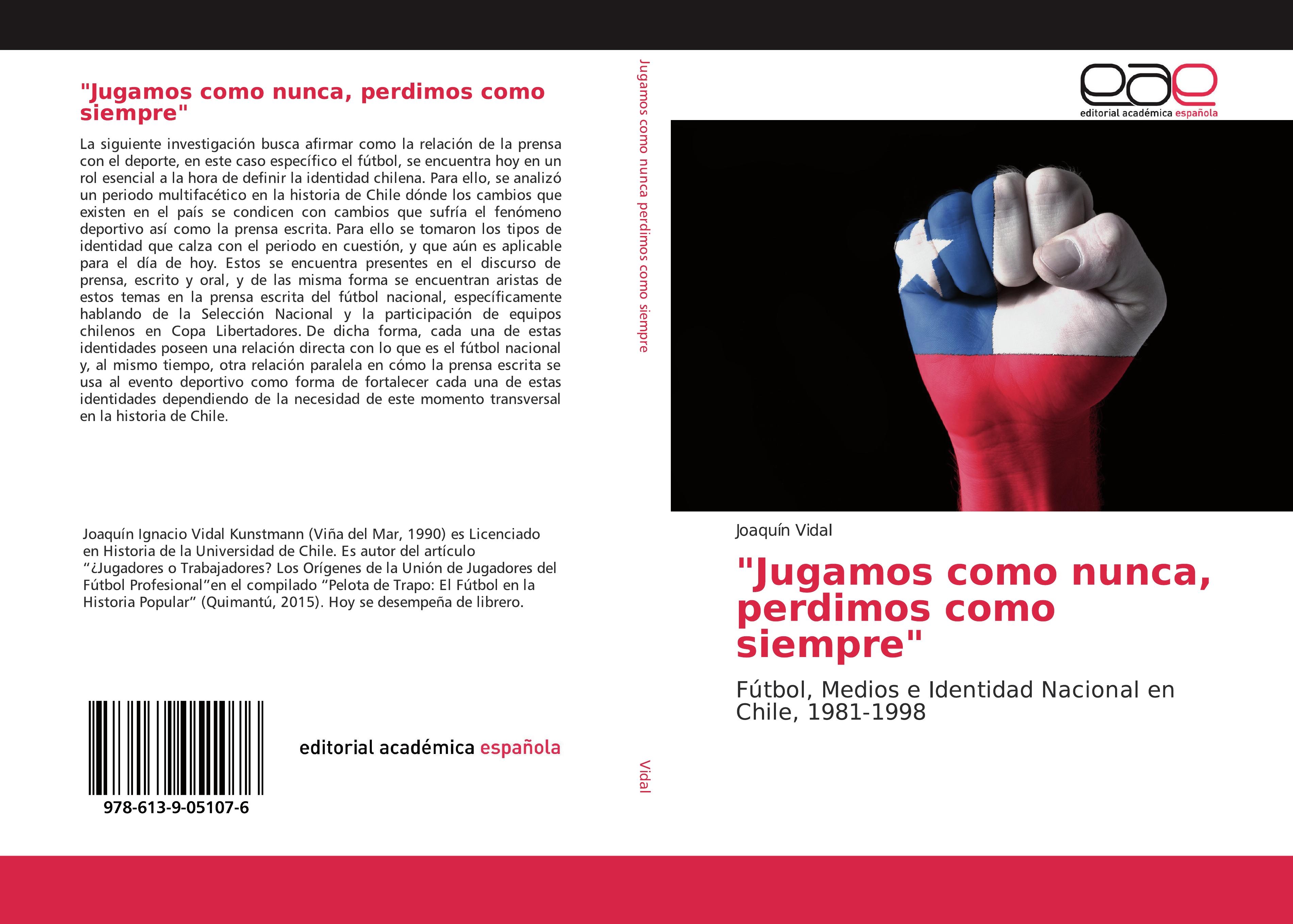 Vorderes Coverbild "Jugamos como nunca, perdimos como siempre"