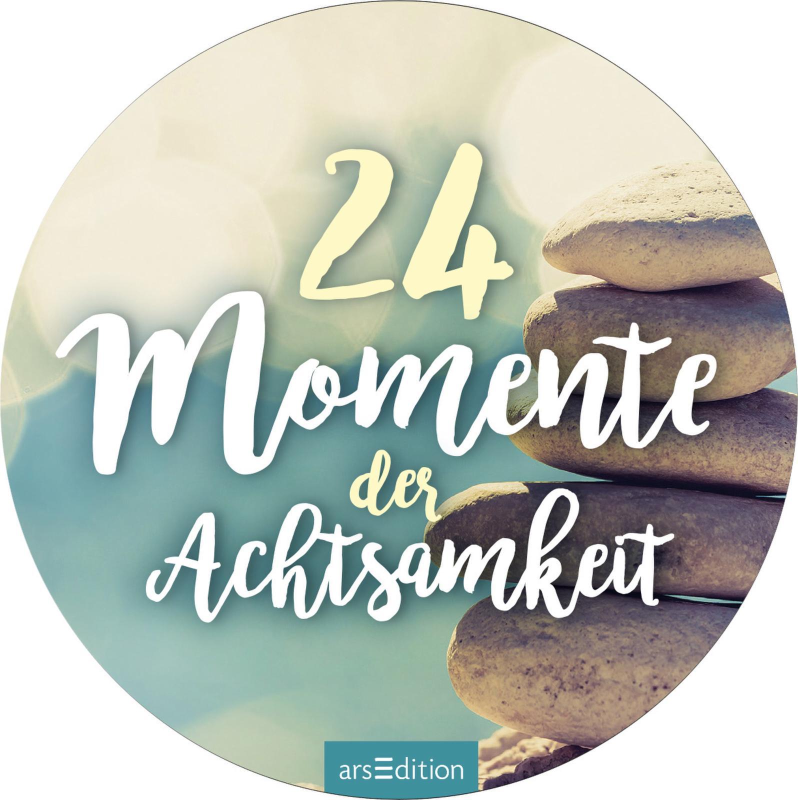 Beispielinhalt (Bild) Adventskalender in der Dose. 24 Momente der Achtsamkeit