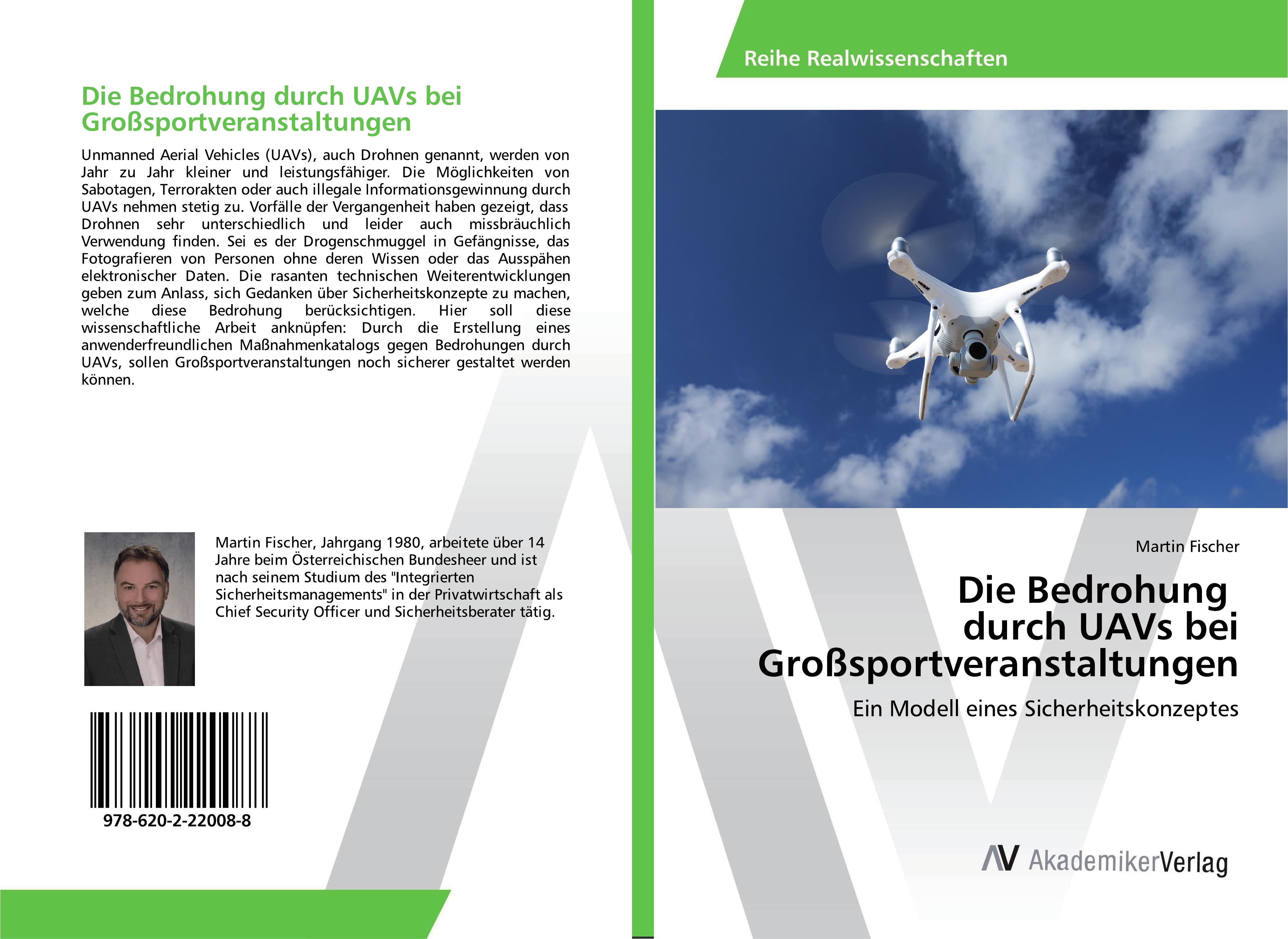 Vorderes Coverbild Die Bedrohung durch UAVs bei Großsportveranstaltungen