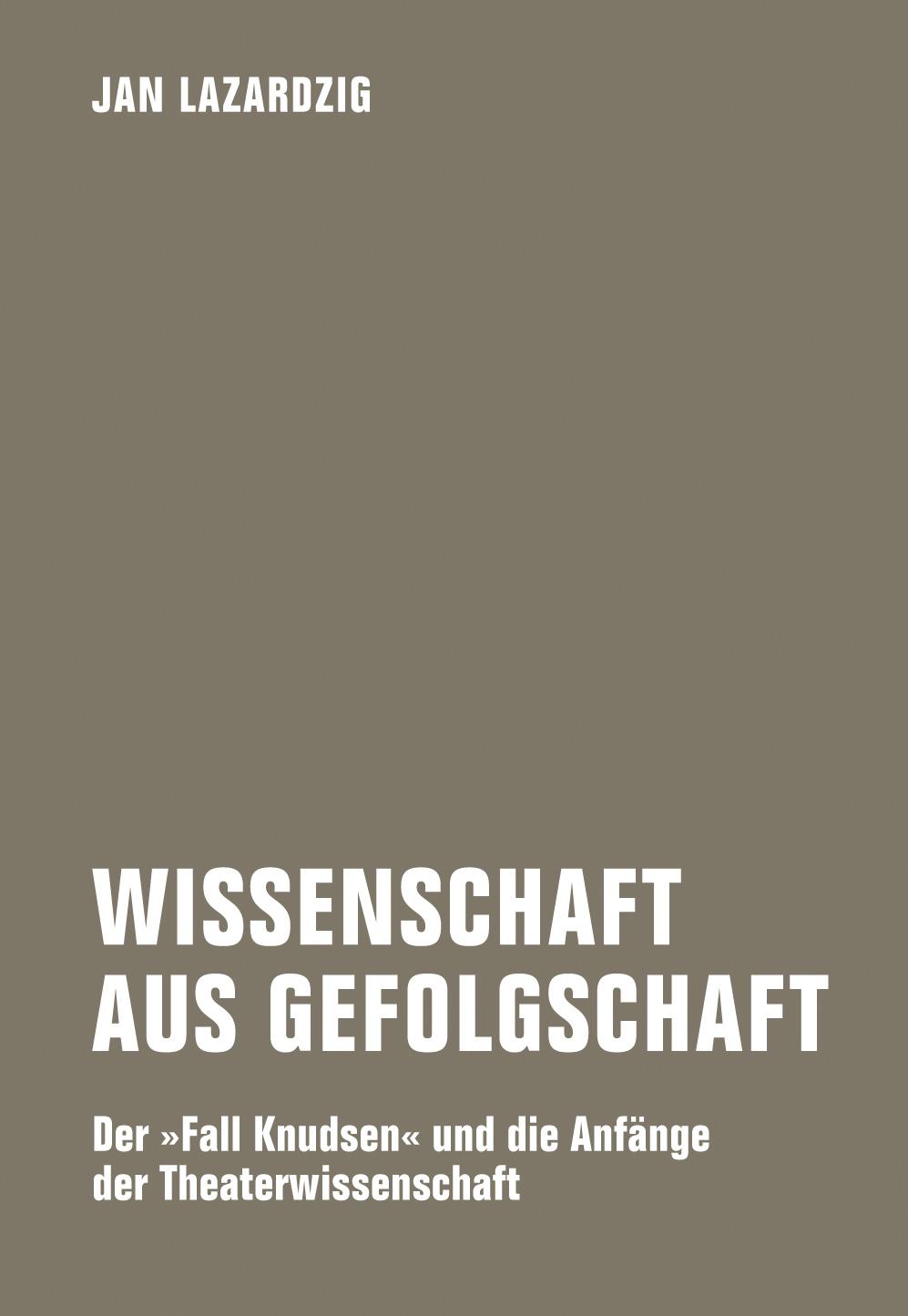 Vorderes Coverbild Wissenschaft aus Gefolgschaft