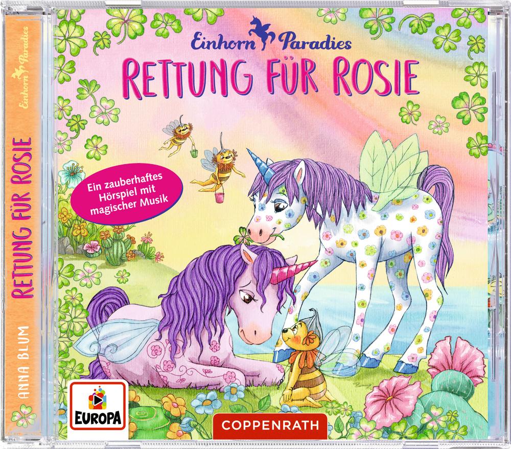 Vorderes Coverbild Rettung für Rosie / Einhorn-Paradies