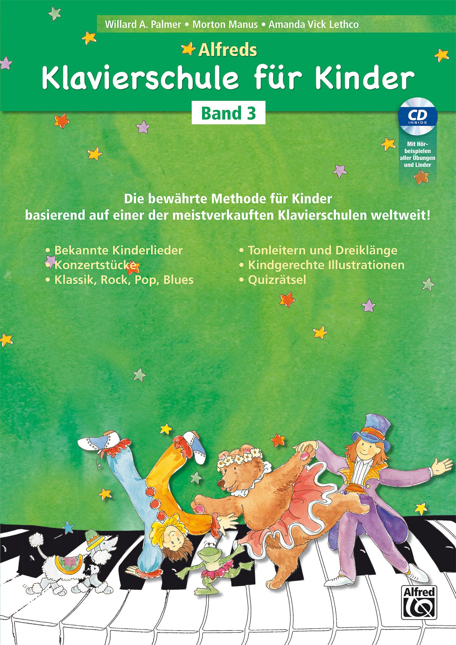Vorderes Coverbild Alfreds Klavierschule für Kinder Band 3