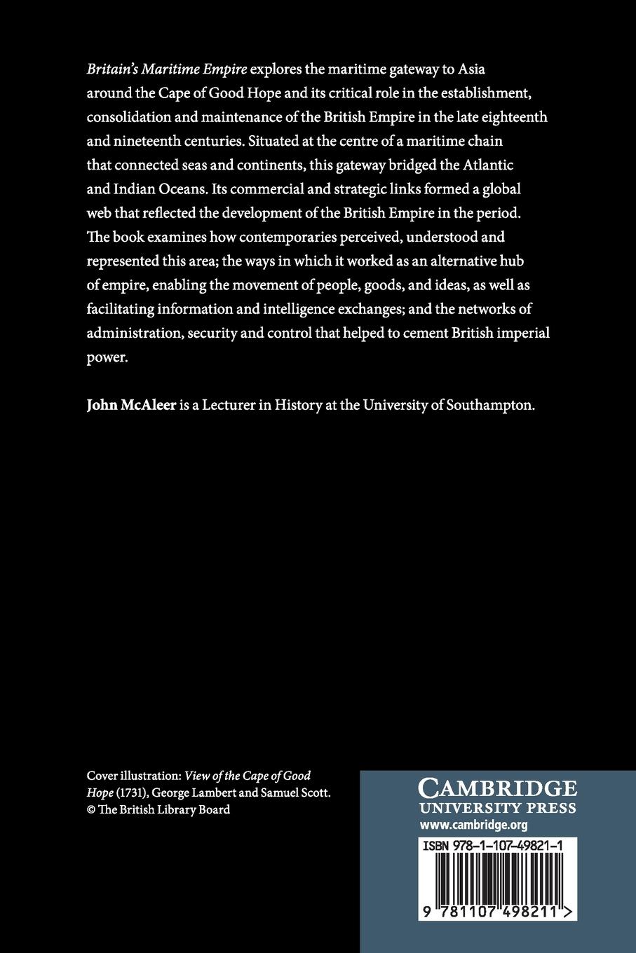 Rückseitencover Britain's Maritime Empire