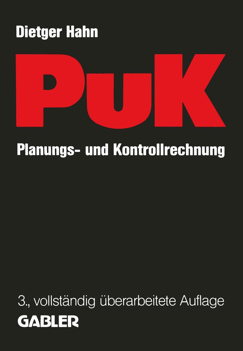 Vorderes Coverbild Planungs- und Kontrollrechnung - PuK