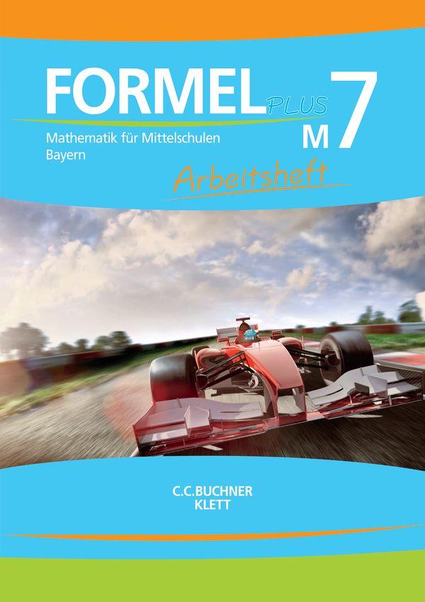 Vorderes Coverbild Formel PLUS M7 Arbeitsheft Bayern
