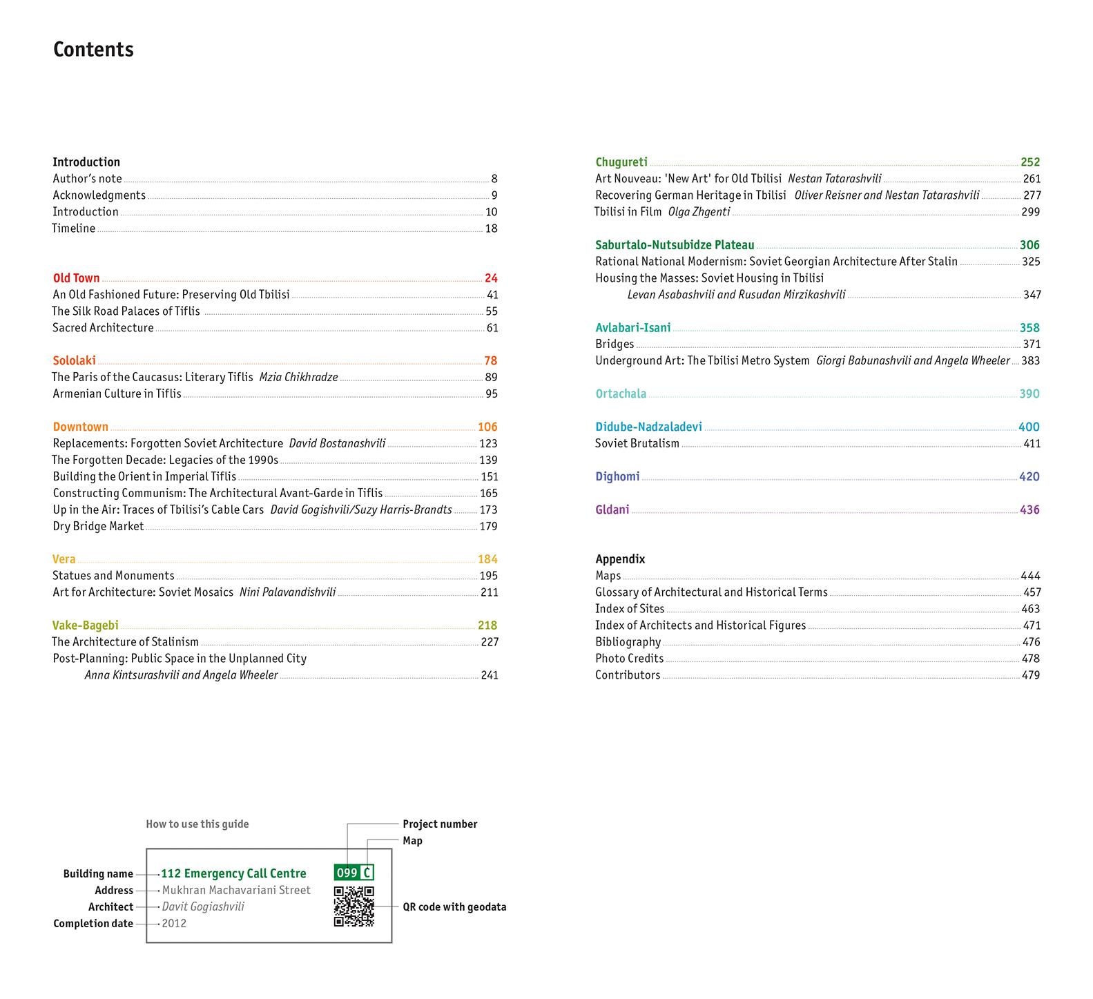 Beispielinhalt (Bild) Tbilisi. Architectural Guide
