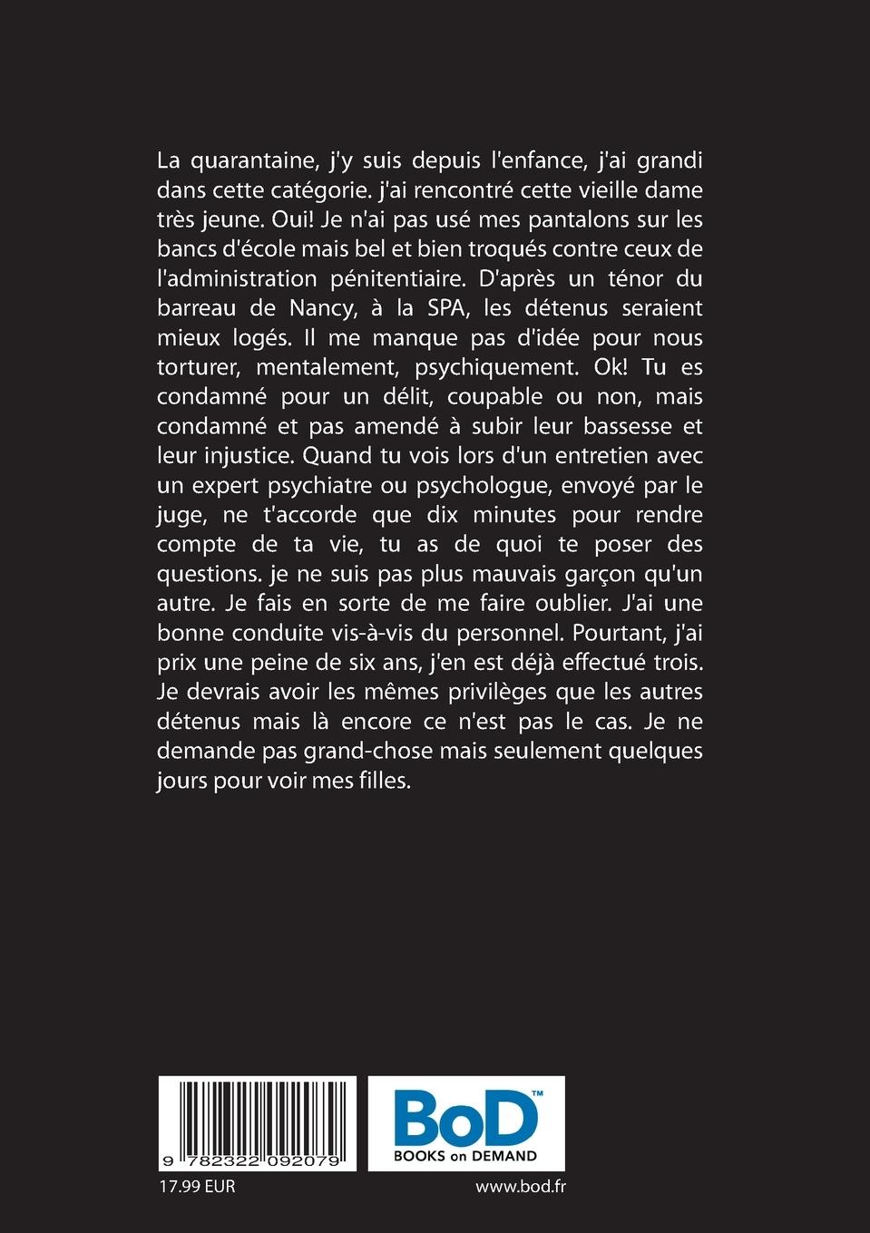 Rückseitencover Dans l'oeil du juge