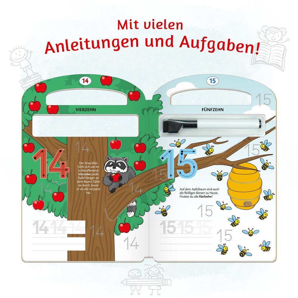 Beispielinhalt (Bild) Trötsch Erste Zahlen Schreib und wisch weg mit Stift