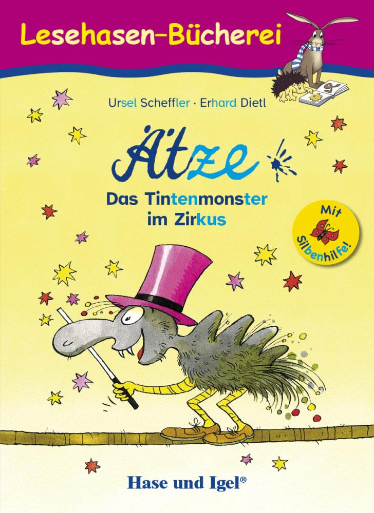 Vorderes Coverbild Ätze - Das Tintenmonster im Zirkus / Silbenhilfe