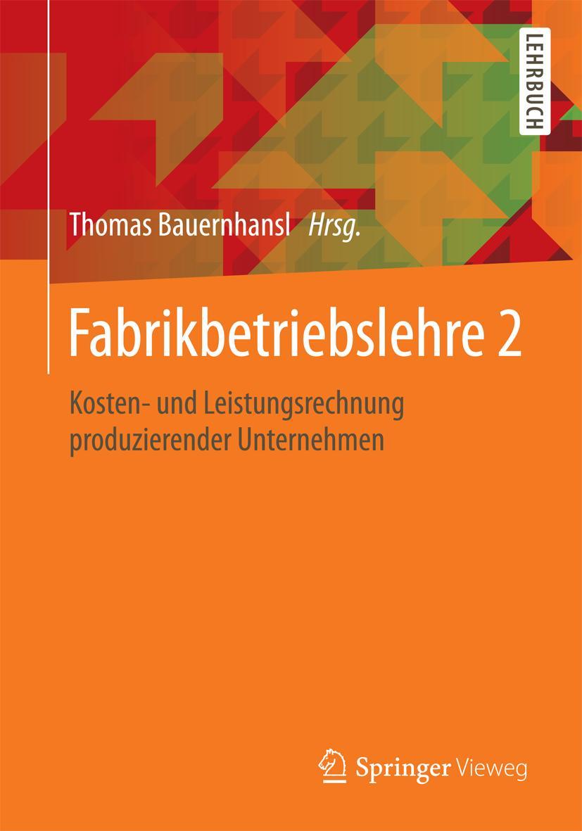 Vorderes Coverbild Fabrikbetriebslehre 2