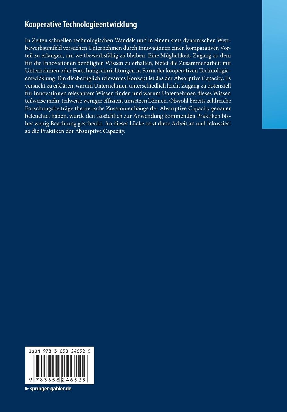 Rückseitencover Kooperative Technologieentwicklung