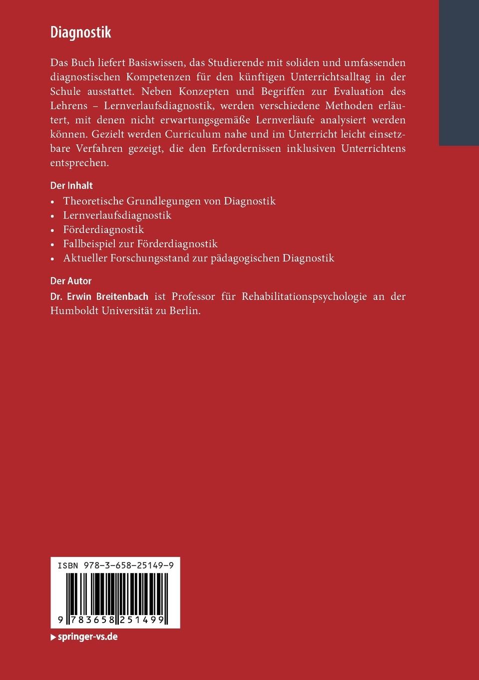 Rückseitencover Diagnostik