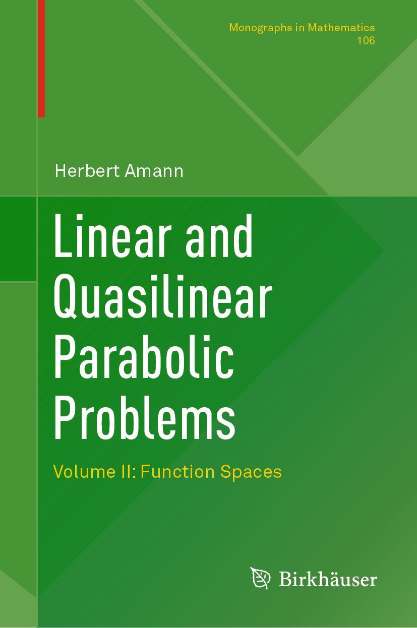 Vorderes Coverbild Linear and Quasilinear Parabolic Problems