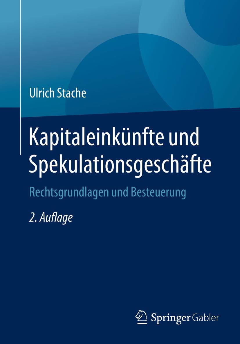 Vorderes Coverbild Kapitaleinkünfte und Spekulationsgeschäfte