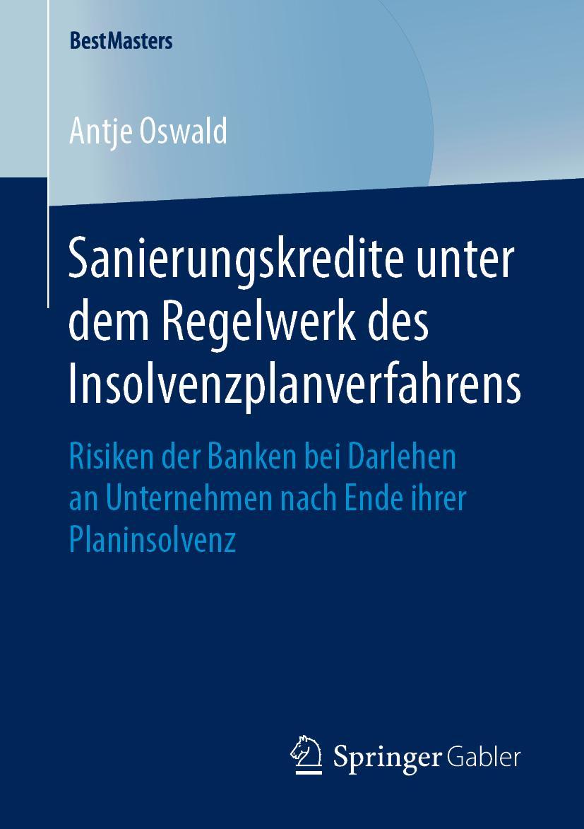 Vorderes Coverbild Sanierungskredite unter dem Regelwerk des Insolvenzplanverfahrens