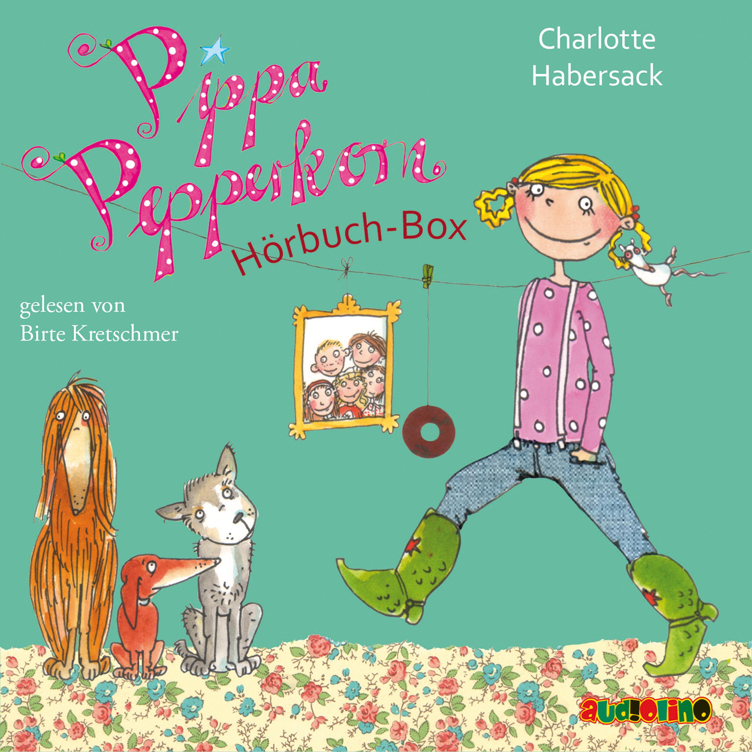 Vorderes Coverbild Pippa Pepperkorn Hörbuch-Box