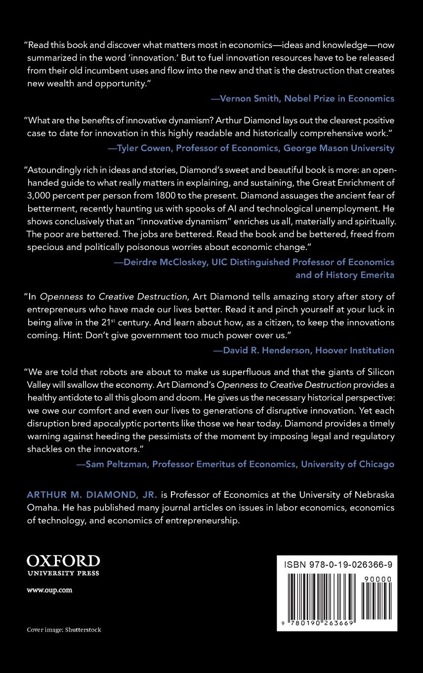 Rückseitencover Openness to Creative Destruction