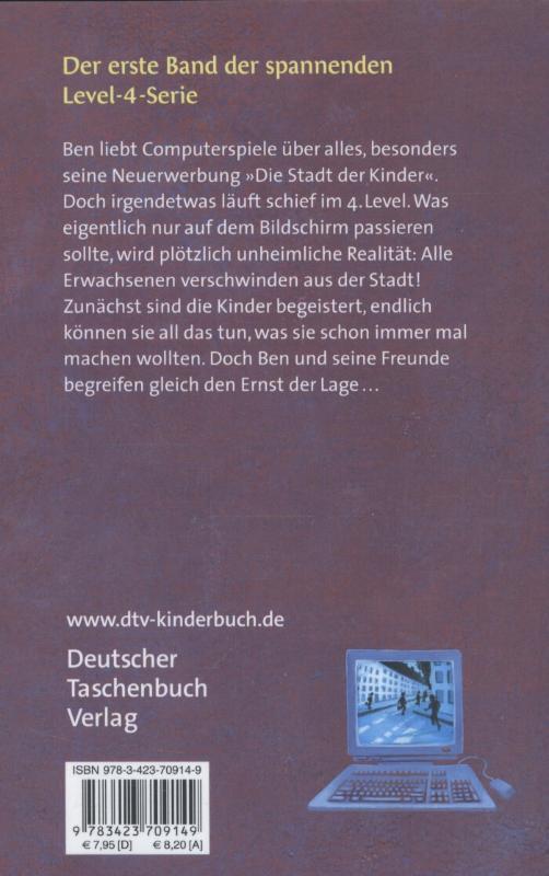 Rückseitencover Level 4. Die Stadt der Kinder