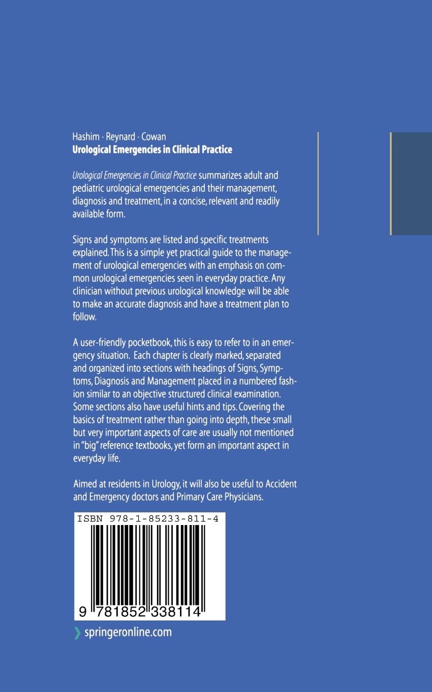 Rückseitencover Urological Emergencies in Clinical Practice
