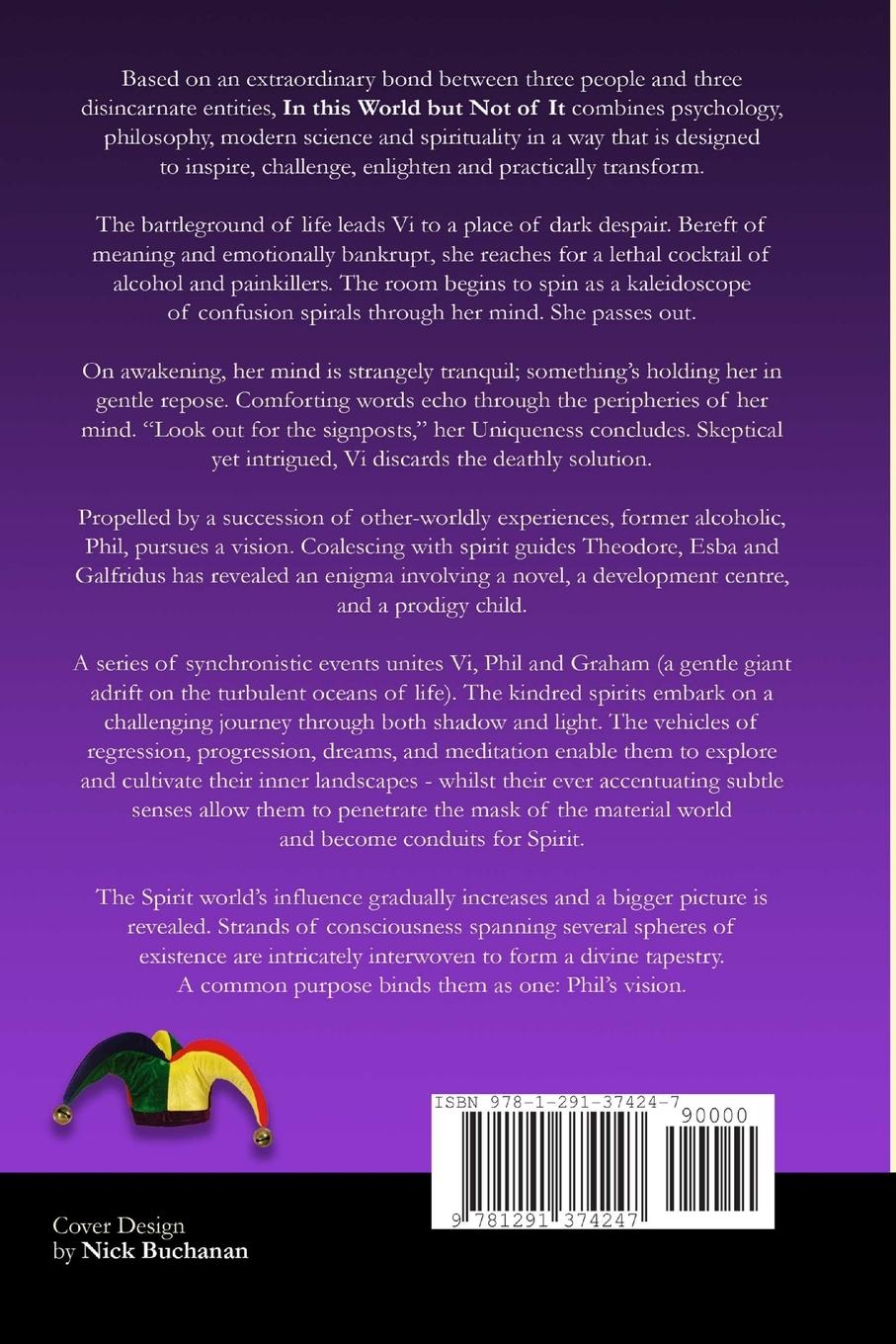 Rückseitencover IN THIS WORLD BUT NOT OF IT