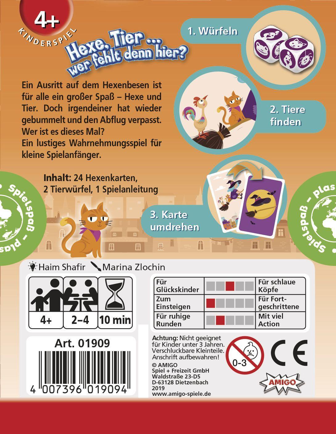 Beispielinhalt (Bild) Hexe, Tier ... wer fehlt denn hier?